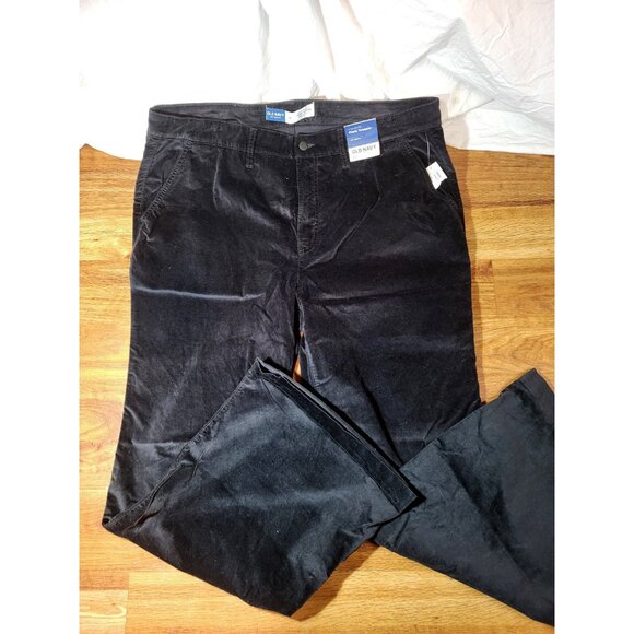 NWT Old Navy Extra High Rise Flare Trouser Secret Smooth Pockets Sz 20 Velveteen - Picture 1 of 4